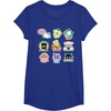image:imageSANRIO Hello Kitty and Friends Supercute Stickers Unisex Adult Child TShirt Black Small Classic Fit Crew Neck Short Sleeve Cotton 60 Polyester 40Royal Blue