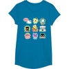 image:imageSANRIO Hello Kitty and Friends Supercute Stickers Unisex Adult Child TShirt Black Small Classic Fit Crew Neck Short Sleeve Cotton 60 Polyester 40Sapphire Blue