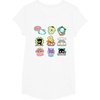 image:imageSANRIO Hello Kitty and Friends Supercute Stickers Unisex Adult Child TShirt Black Small Classic Fit Crew Neck Short Sleeve Cotton 60 Polyester 40White