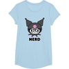 image:imageSANRIO Kuromi Nerd Glasses TShirtBaby Blue