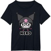 image:imageSANRIO Kuromi Nerd Glasses TShirtBlack