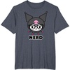 image:imageSANRIO Kuromi Nerd Glasses TShirtHeather Blue