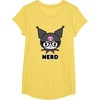 image:imageSANRIO Kuromi Nerd Glasses TShirtLemon Yellow