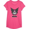 image:imageSANRIO Kuromi Nerd Glasses TShirtPink Heather