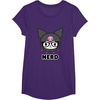 image:imageSANRIO Kuromi Nerd Glasses TShirtPurple