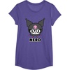 image:imageSANRIO Kuromi Nerd Glasses TShirtPurple Heather