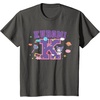 image:imageSANRIO Kuromi Varsity Letter K TShirtAsphalt Grey