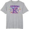 image:imageSANRIO Kuromi Varsity Letter K TShirtHeather Grey