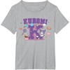 image:imageSANRIO Kuromi Varsity Letter K TShirtHeather Grey