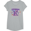 image:imageSANRIO Kuromi Varsity Letter K TShirtHeather Grey