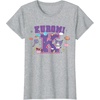 image:imageSANRIO Kuromi Varsity Letter K TShirtHeather Grey