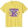 image:imageSANRIO Kuromi Varsity Letter K TShirtLemon Yellow