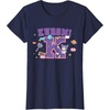 image:imageSANRIO Kuromi Varsity Letter K TShirtNavy Blue