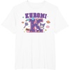 image:imageSANRIO Kuromi Varsity Letter K TShirtWhite