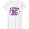 image:imageSANRIO Kuromi Varsity Letter K TShirtWhite