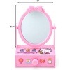 image:imageSanrio 112097 Sanrio 112097 Hello Kitty Mirror Stand Hello Kitty 55 x 39 x 24 inches 14 x 10 x 6 cm Fashionable Miscellaneous Goods  Forever Sanrio  CharacterHello Kitty