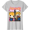 image:imageSplit Personality Tee Shirt TShirtSilver Grey
