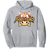 image:imageAggretsuko Dual Personalities Logo Hoodie Pullover HoodieHeather Grey