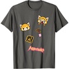 image:imageAggretsuko Rage Patches Tee Shirt TShirtAsphalt Grey