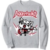 image:imageAggretsuko Rocker Rage Sweatshirt SweatshirtHeather Grey