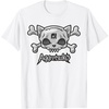 image:imageAggretsuko Skull and Crossbones Tee Shirt TShirtWhite