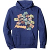 image:imageAggretsuko and Friends Collage Hoodie Pullover HoodieNavy Blue