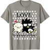image:imageBadtz  Maru Love is Exhausting Valentine Shirt TShirtSlate Grey