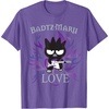 image:imageBadtz  Maru Rock Star Love Shirt TShirtPurple Heather