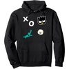 image:imageBadtz  Maru and Friends Patched Hoodie Pullover HoodieBlack