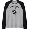 image:imageBadtzMaru Its My Birthday Raglan Baseball TeeBlackAthletic Heather