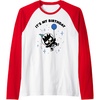 image:imageBadtzMaru Its My Birthday Raglan Baseball TeeRedWhite