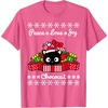 image:imageChococat Ugly Sweater Christmas Shirt TShirtPink Heather
