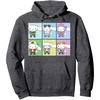 image:imageCinnamoroll Collection Streetwear Squares Pullover HoodieDark Heather Grey