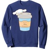 image:imageCinnamoroll Cup of Coffee To Go SweatshirtNavy Blue