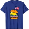 image:imageGudetama American Classic Burger Tee Shirt TShirtRoyal Blue