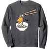 image:imageGudetama Chopsticks Ugh Sweatshirt SweatshirtDark Heather Grey