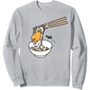 image:imageGudetama Chopsticks Ugh Sweatshirt SweatshirtHeather Grey