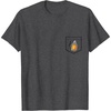 image:imageGudetama Faux Pocket Tee TShirtDark Heather Grey