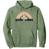 image:imageGudetama Gude Vibes Good Vibes Rainbow Pullover HoodieSage Green