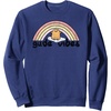 image:imageGudetama Gude Vibes Good Vibes Rainbow SweatshirtNavy Blue