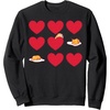 image:imageGudetama Hearts amp Eggs Valentines SweatshirtBlack
