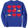 image:imageGudetama Hearts amp Eggs Valentines SweatshirtRoyal Blue