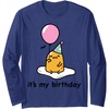 image:imageGudetama Its My Birthday Long Sleeve Shirt Long Sleeve TShirtNavy Blue