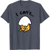 image:imageGudetama Lazy Egg I Cant Tee Shirt TShirtHeather Blue