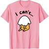 image:imageGudetama Lazy Egg I Cant Tee Shirt TShirtPink