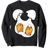 image:imageGudetama Lazy Egg Twins Sweatshirt SweatshirtBlack