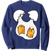 image:imageGudetama Lazy Egg Twins Sweatshirt SweatshirtNavy Blue