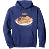 image:imageGudetama Meh Breakfast Plate Hoodie Pullover HoodieNavy Blue