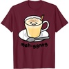 image:imageGudetama Meh Eggnog Holiday Tee Shirt TShirtBurgundy