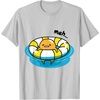 image:imageGudetama Pool Float Tee Shirt TShirtSilver Grey